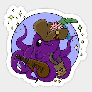 Octopus Bard - Dungeons and Dragons Sticker